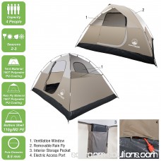 2-Person Tent, Water Resistant Dome Tent for Camping With Removable Rain Fly And Carry Bag, Lost River 2 Person Tent By Wakeman Outdoors 564755407