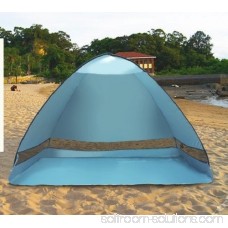 Automatic Instant Pop Up Beach Tent Sun Shelter - Portable Outdoor 2-3 Person Anti UV Fishing Picnicing Beach Shade Cabana - Quick Set Up in Seconds