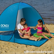 Gonex Lightweight Beach Shade Tent Sun Shelter, Automatic Pop up Instant Portable Family Anti UV Cabana