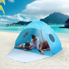iCorer Extra Large Pop Up Instant Portable Outdoors 2-3 Person Beach Cabana Tent Sun Shade Shelter Sets Up in Seconds, Light Blue, 78.7 L X 47.2 W X 51.2 H