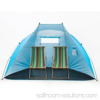 iCorer Outdoor Portable EasyUp Beach Cabana Tent Sun Shelter Sunshade, Blue, 94.5"L x 47.2"W x 55"H   566064464
