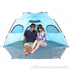 Instant Family Tent Automatic Pop Up Instant Portable Outdoors Beach Tent , Lightweight Portable Family Sun Shelter Cabana ,Provide UPF 50+ Sun Shelter