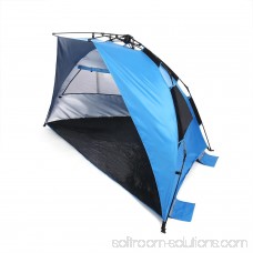 Last Clearance! Beach Pop-up Tent Waterproof UV Shelter for 3-4 Person Camping Hiking