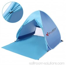 Outdoor Deluxe Beach Tent, Automatic Pop Up, Quick Portable, UV Sun Sport Shelter, Cabana Instant Easy Up Beach Umbrella Tent