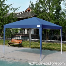 Quictent Privacy 10x10 Mesh Curtain EZ Pop Up Canopy Party Tent Gazebo 100% Waterproof with Side Walls Yellow
