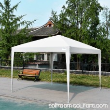 Upgraded Quictent 10x10 EZ Pop Up Canopy Gazebo Party Tent 100% Waterproof with Sidewalls and Mesh Windows (Black)