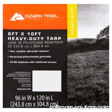 Ozark Trail Heavy-Duty Tarp, Silver/Brown 551488427
