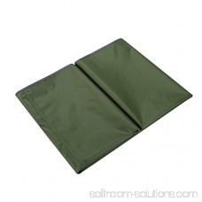 Yahill 2-3-4 Person Outdoor Thickened Oxford Fabric Camping Shelter Tent Tarp Canopy Cover Tent Groundsheet Camping Blanket Mat (Green - 2 Person))