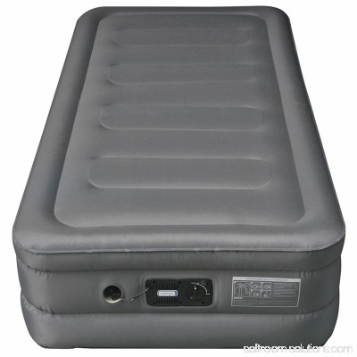 Altimair Twin-size Raised Air Bed Laminated Nylon Polyester Fabric Air Mattress