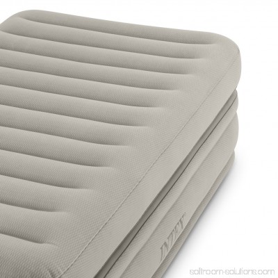 Intex Inflatable Prime Comfort Elevated Twin Airbed with Built-In Pump | 64443E