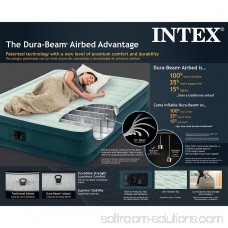 Intex Queen 15 DuraBeam Dream Lux Airbed Mattress with Built-in Pump 565647468