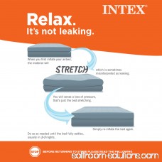 Intex Twin 16.5 Raised Pillow Rest Airbed Mattress with Built-in Pump 553532042