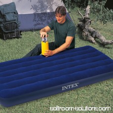 Intex Twin 8.75 Classic Downy Inflatable Airbed Mattress 550874353