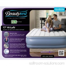 Simmons Beautyrest Hi Loft Raised Air Bed Mattress with Express Pump, Multiple Sizes 002205496