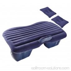 Yescom Car Air Bed Travel Camping Inflatable Mattress Backseat Cushion w/ Pillow Pump