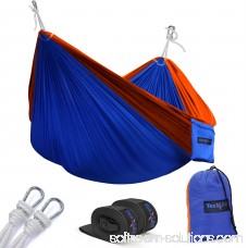 Yes4All Ultralight Portable Parachute Nylon Double Hammock With Tree Straps - Carry Bag Included 564819685