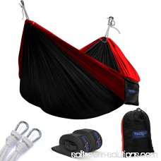 Yes4All Ultralight Portable Parachute Nylon Double Hammock With Tree Straps - Carry Bag Included 564819686